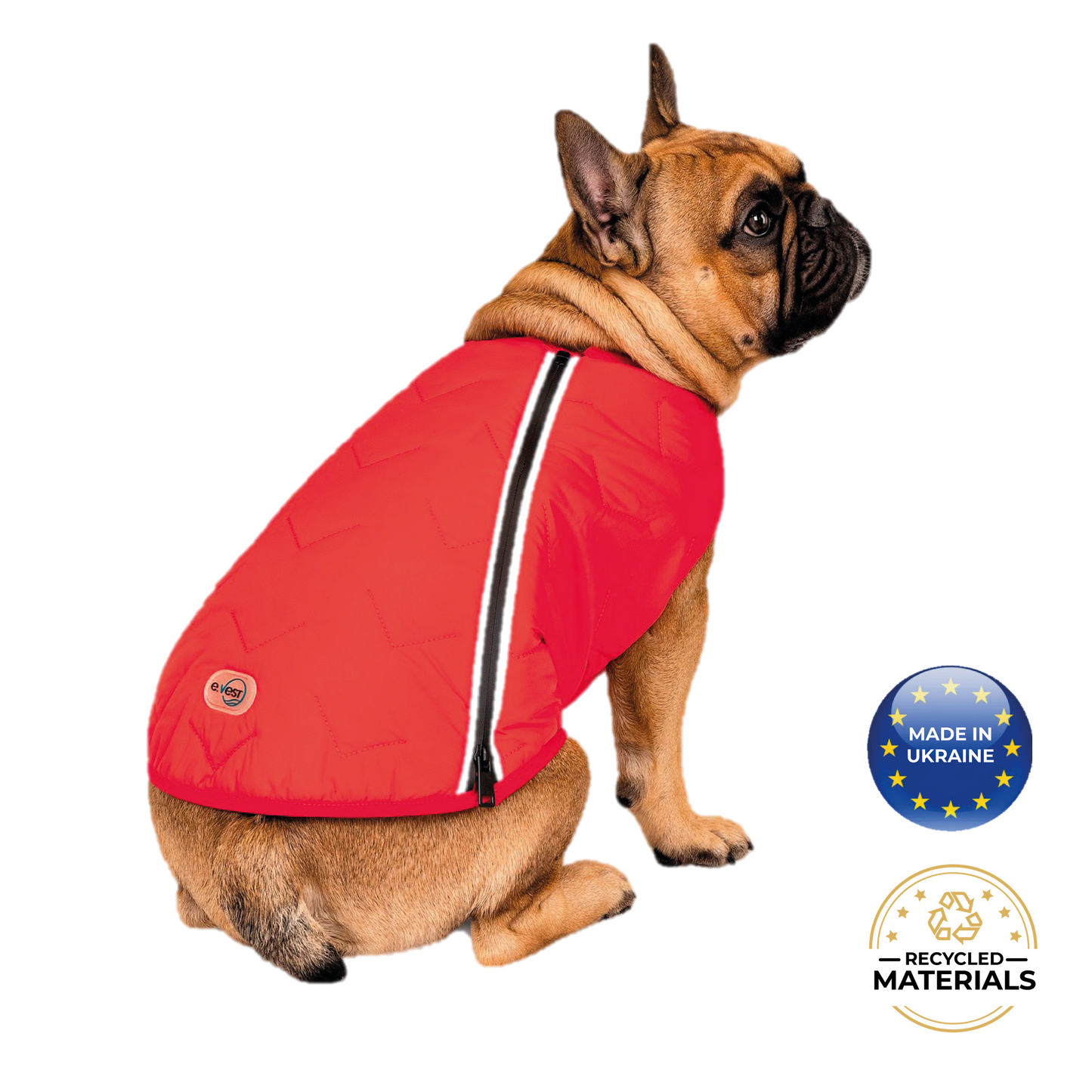 Sustainable Eco-Friendly Dog Jacket / Vest - Made in Ukraine