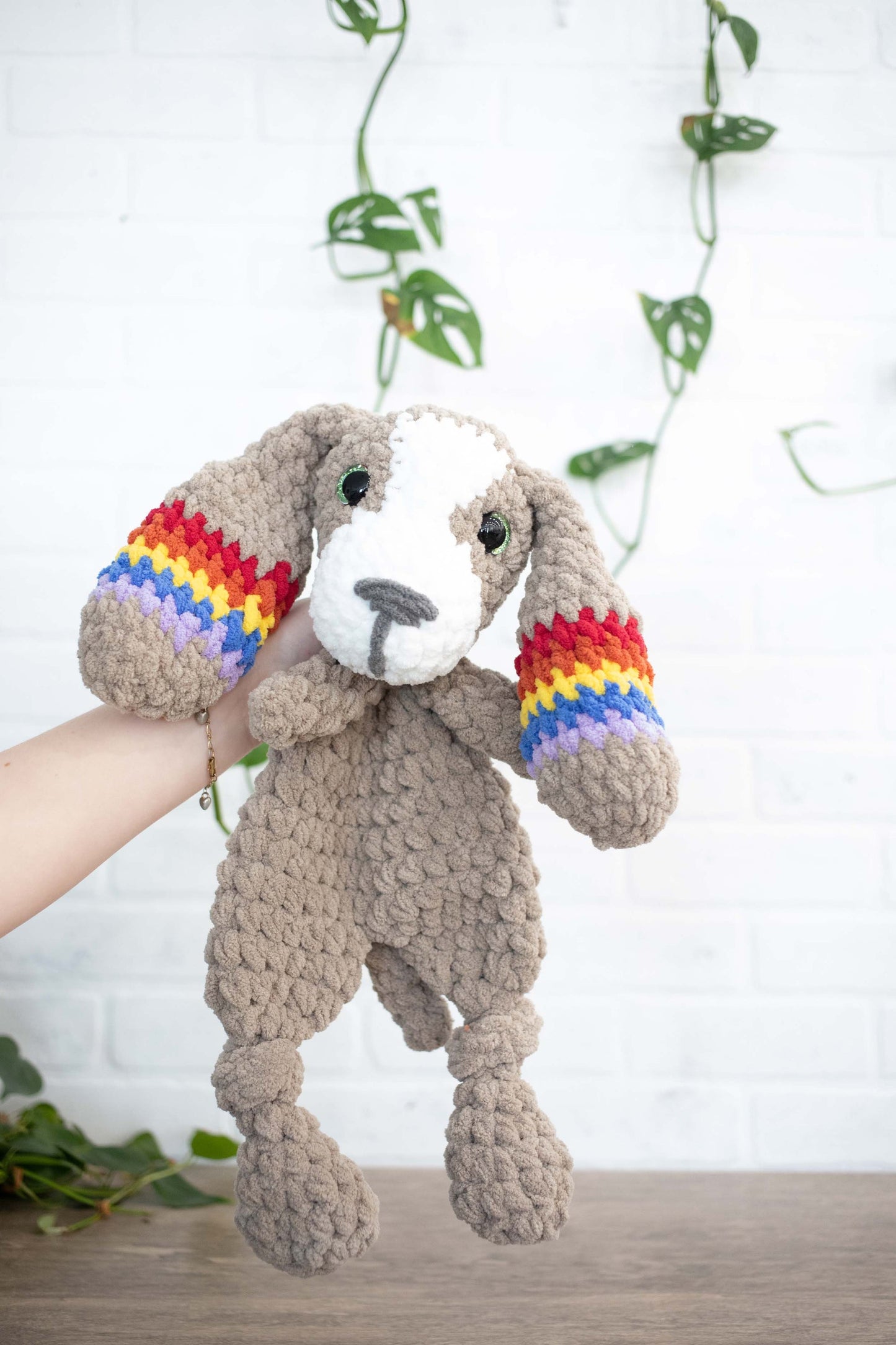 Crochet Puppy Dog Lovey, Crochet Stuffed Animal, Amigurumi Puppy