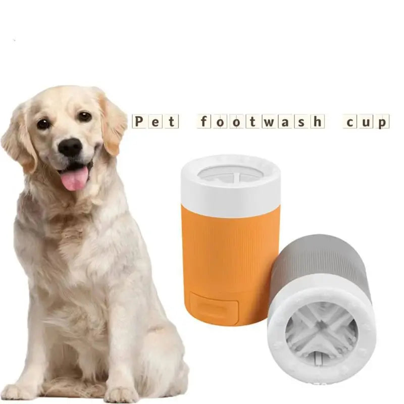 Portable Pet Paw Cleaning Cup Semi-Automatic Cleaning And Grooming Dog