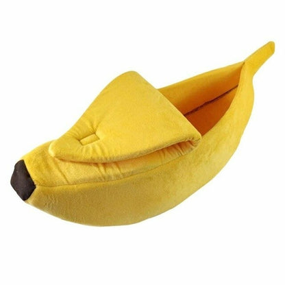 Dog Bed Banana Shape Dog House Pet Cat House Sofa Pet Kennel Nest Warm